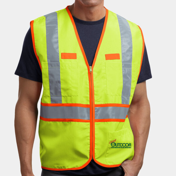Team Outdoor - Ansi 107 Class 2 Dual Color Safety Vest Thumbnail