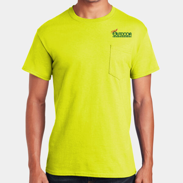 Team Outdoor - Ultra Cotton ® 100% Cotton T Shirt with Pocket Thumbnail