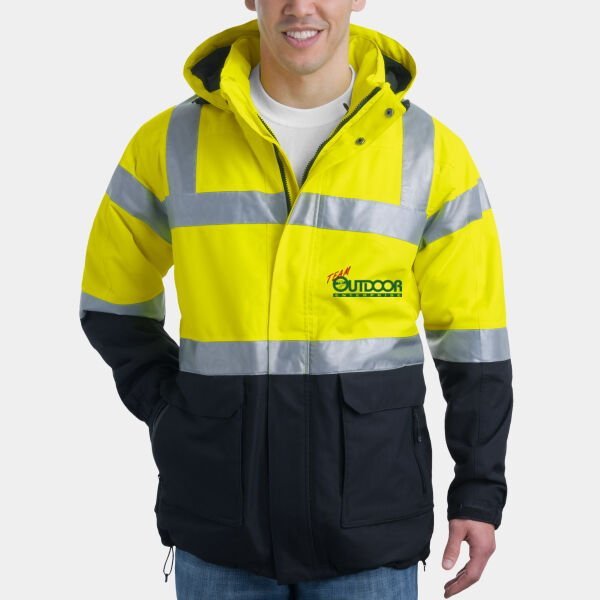 Team Outdoor - Ansi 107 Class 3 Safety Heavyweight Parka Thumbnail