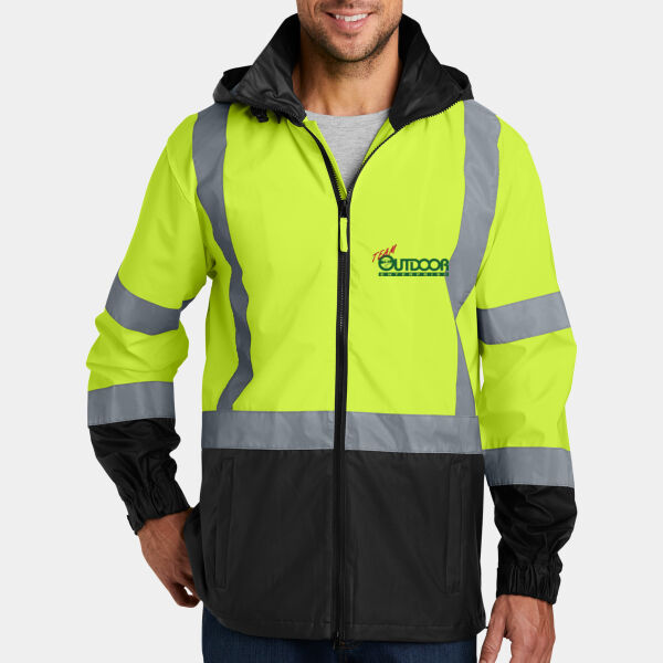Team Outdoor - Ansi 107 Class 3 Safety Windbreaker Thumbnail
