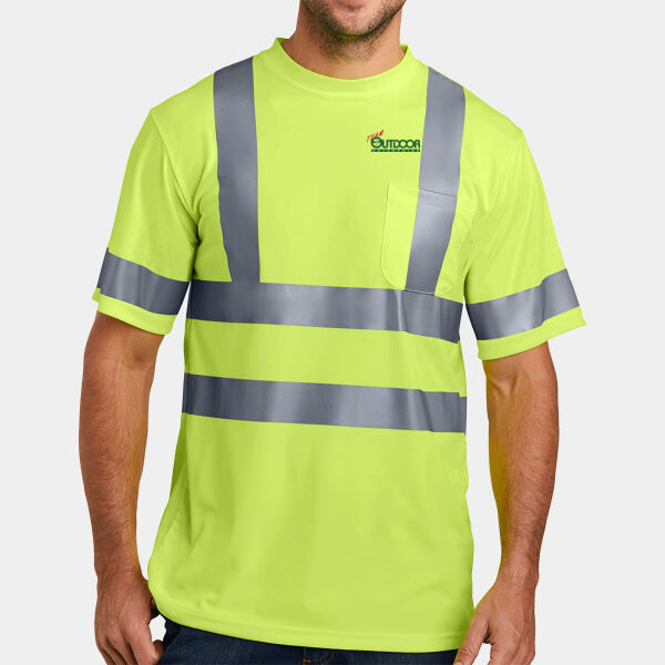 Team Outdoor - Ansi 107 Class 3 Short Sleeve Snag Resistant Reflective T Shirt Thumbnail