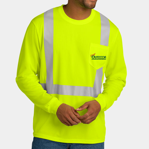 Team Outdoor - Ansi 107 Class 2 Mesh Long Sleeve Tee Thumbnail