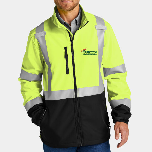Team Outdoor - Ansi 107 Class 3 Soft Shell Jacket Thumbnail