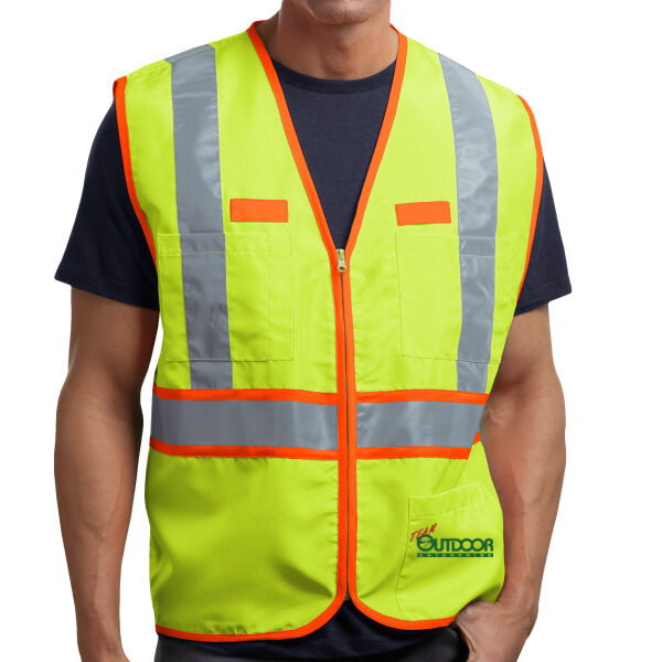 Team Outdoor - Ansi 107 Class 2 Dual Color Safety Vest Thumbnail