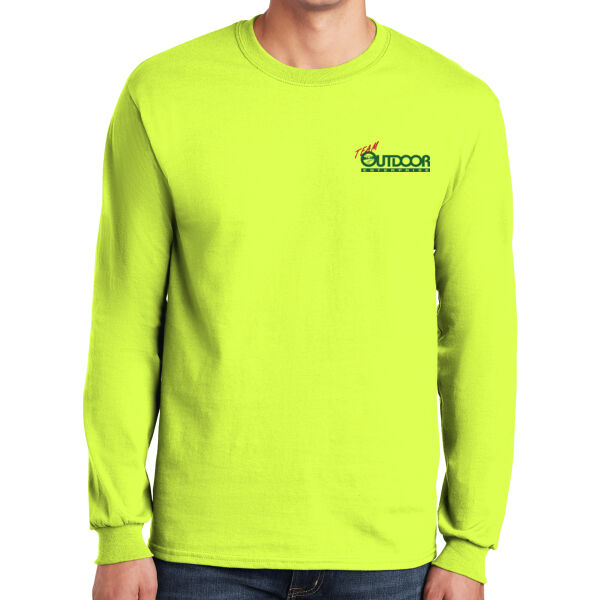 Team Outdoor - Ultra Cotton ® 100% Cotton Long Sleeve T Shirt Thumbnail