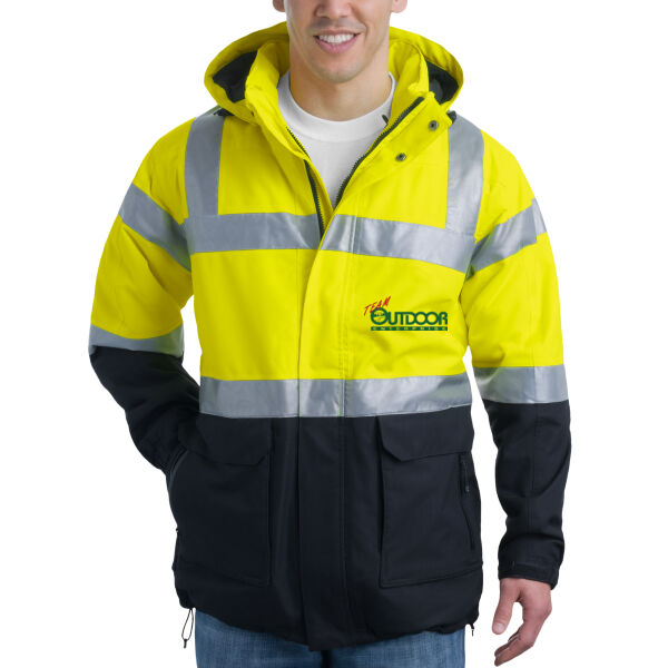 Team Outdoor - Ansi 107 Class 3 Safety Heavyweight Parka Thumbnail