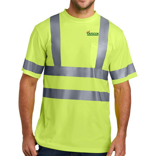 Team Outdoor - Ansi 107 Class 3 Short Sleeve Snag Resistant Reflective T Shirt Thumbnail