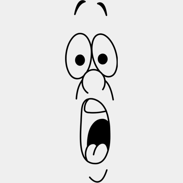 Cartoon Surprise Face 1 Thumbnail