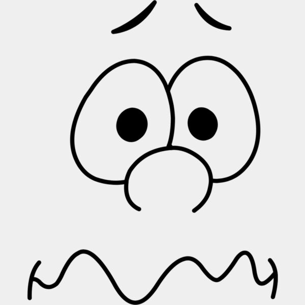 Cartoon Worry Face 1 Thumbnail