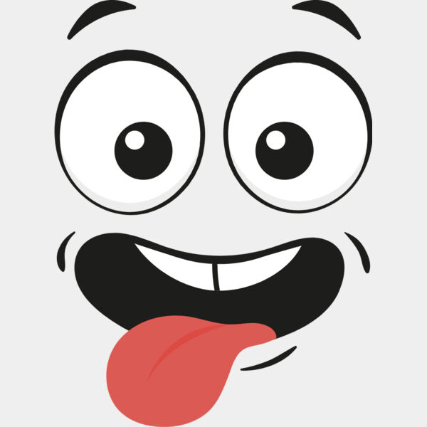 Cartoon Happy Tongue Face 2 Thumbnail