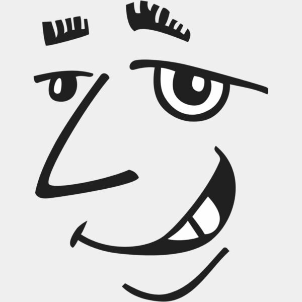 Cartoon Happy Face 6 Thumbnail