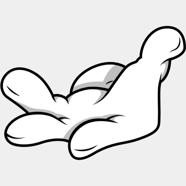 Cartoon Hand Reaching 4 Thumbnail