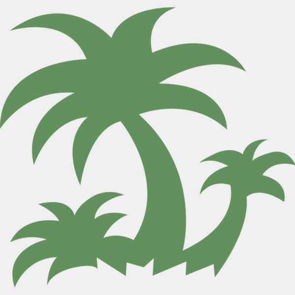Summer Palm Tree Icon 3 Thumbnail