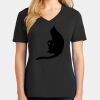 Ladies Core Cotton V-Neck Tee Thumbnail