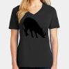 Ladies Core Cotton V-Neck Tee Thumbnail