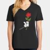 Ladies Core Cotton V-Neck Tee Thumbnail