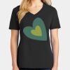 Ladies Core Cotton V-Neck Tee Thumbnail