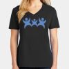 Ladies Core Cotton V-Neck Tee Thumbnail