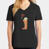 Ladies Core Cotton V-Neck Tee Thumbnail