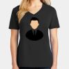 Ladies Core Cotton V-Neck Tee Thumbnail